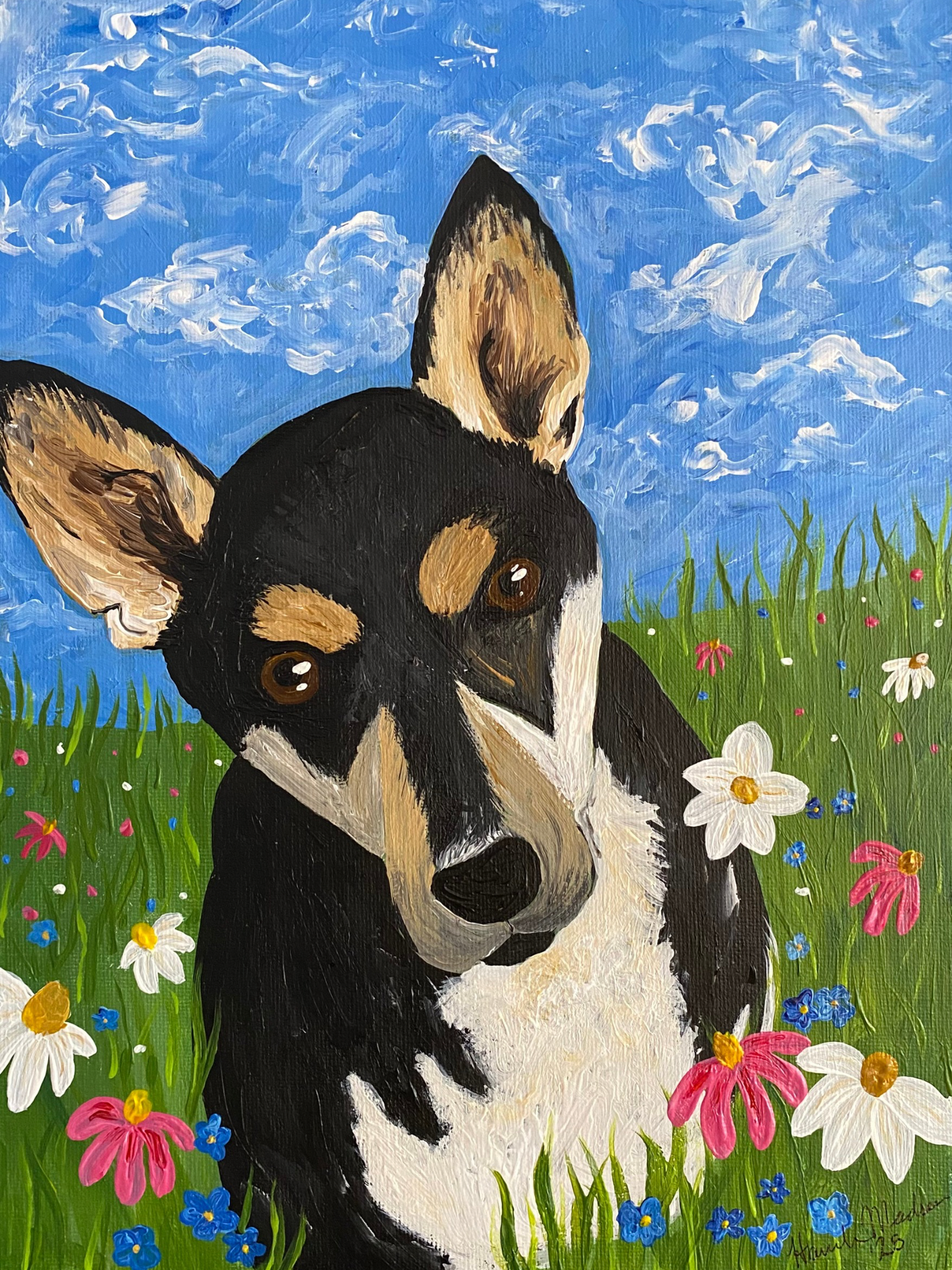 Skrappy Portrait - 9x13