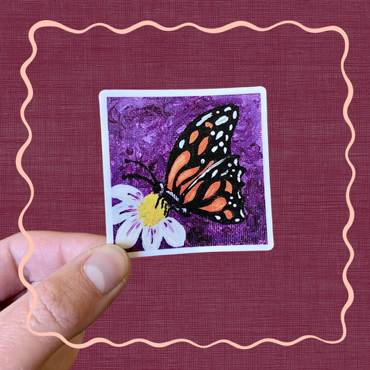 Purple Monarch - Sticker