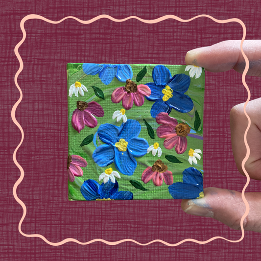 Blue & Pink Florals