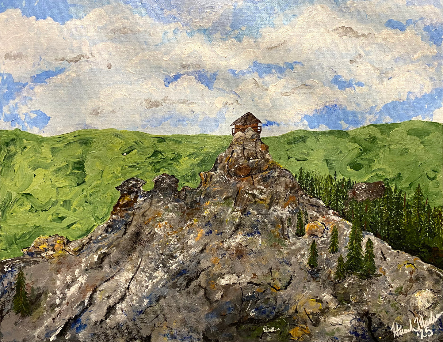 Black Lookout Mountain - 9x13