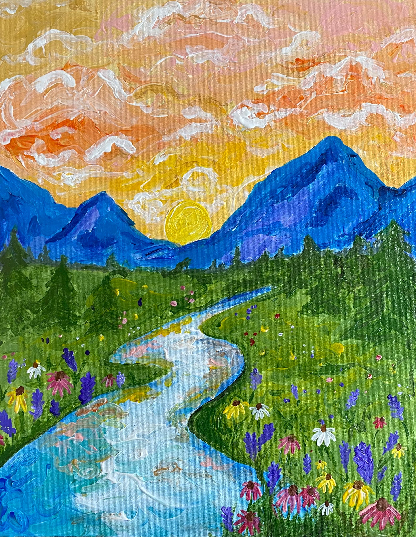 A Golden Sunset - 8x10 PRINT