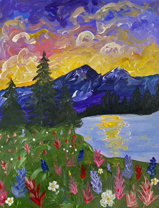An Evening by the Lake 11x14